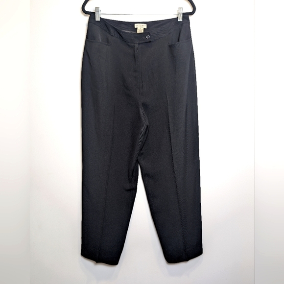 Apostrophe Essentials Black Straight Leg Slacks Pants Size 14 - Picture 1 of 5